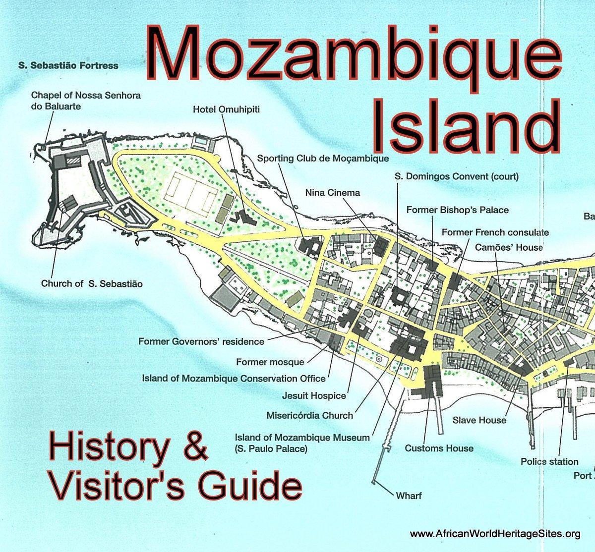 mapu ostrov Mozambik