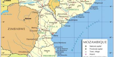 Mapute Mozambik mapu